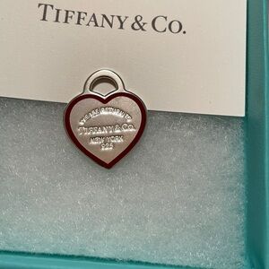 NWT- Tiffany & Co. Silver Heart Charm